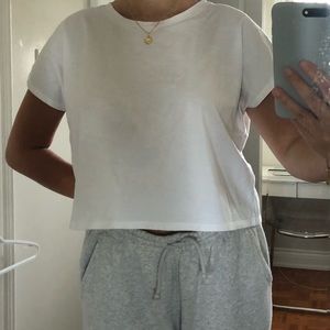 white t-shirt from Forever 21